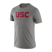 USC Trojans Men's Nike Gray Essential Wordmark T-Shirt